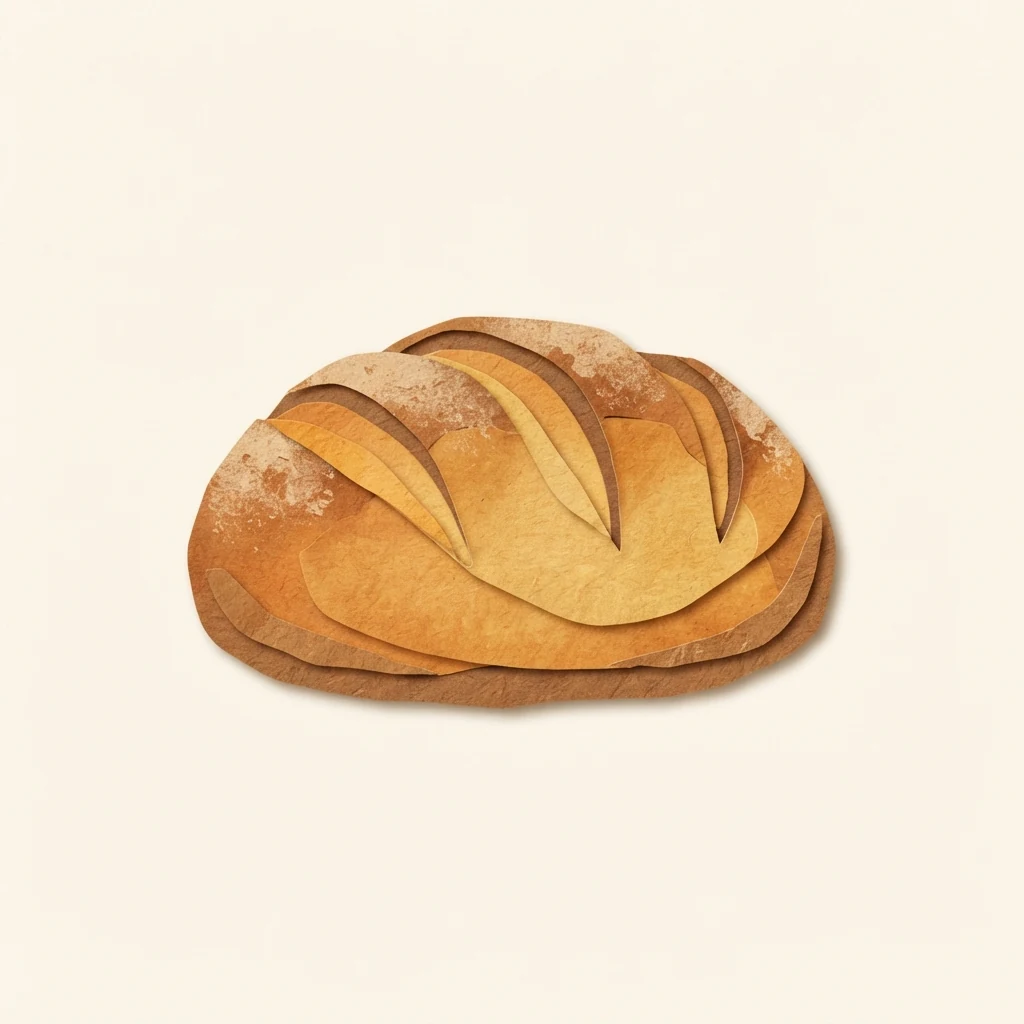 Carte illustrée : le pain, Brout